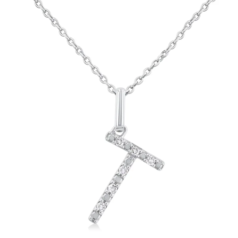 Jilco Inc Initial Necklace-T