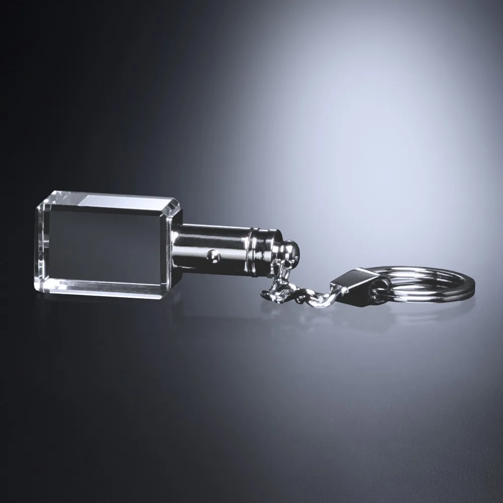 Rectangle Lighted Keychain view 2