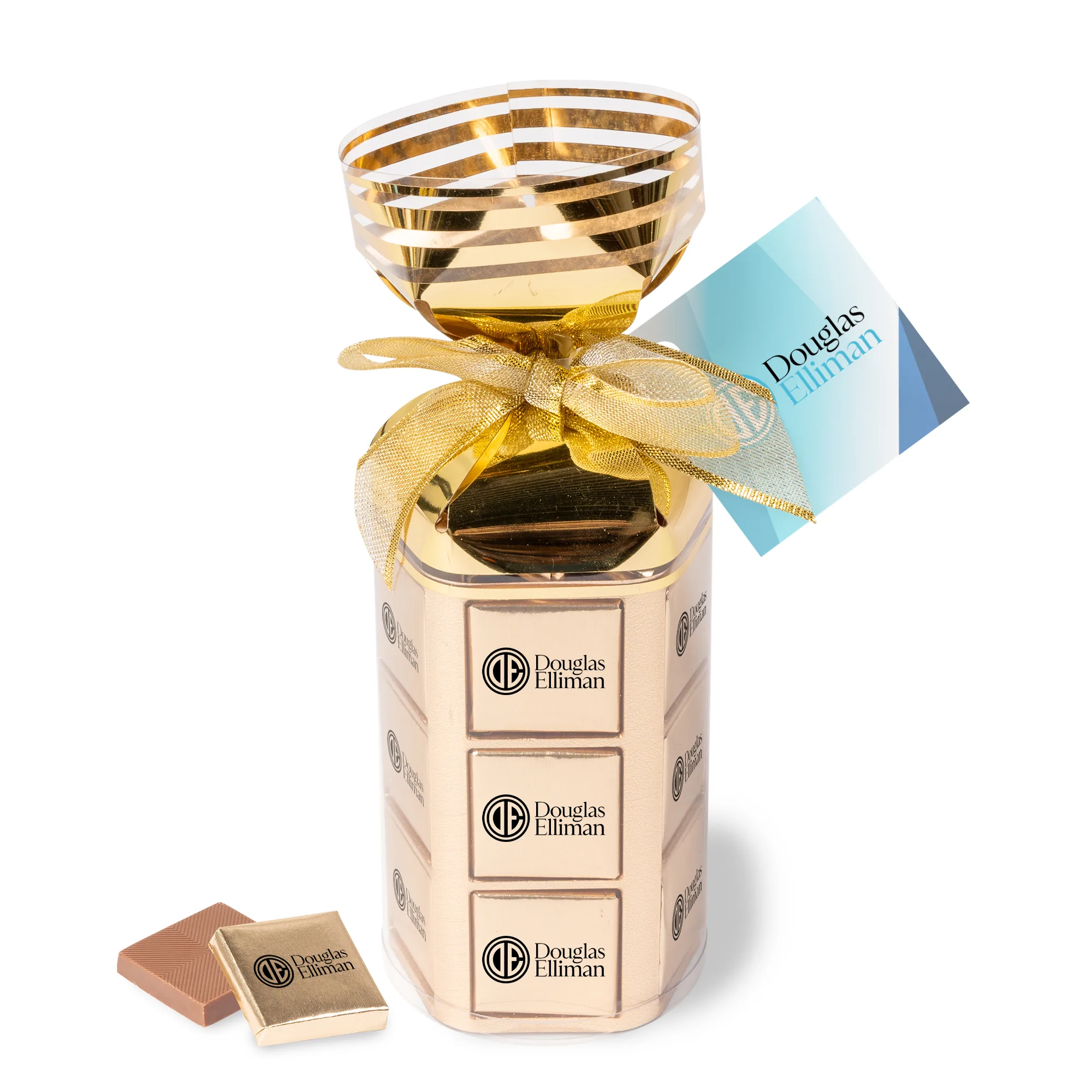 Thirty Six Piece Chocolate Foiled Square Gift Bag view 2
