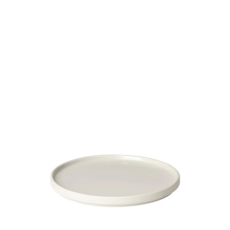 Blomus Pilar Stoneware Plates Set Of 4 - Moonbeam