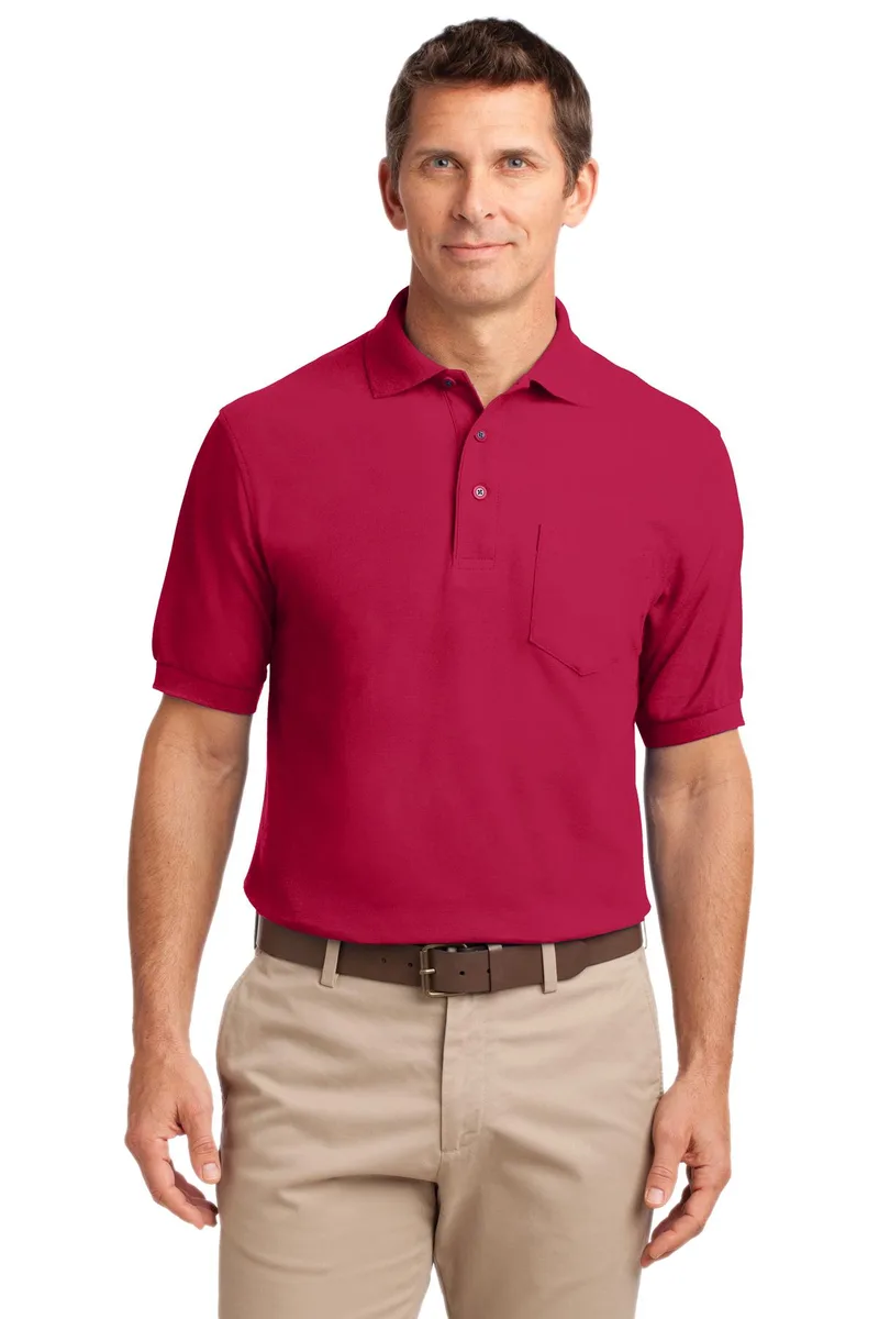 Port Authority® Silk Touch™ Polo with Pocket. view 5