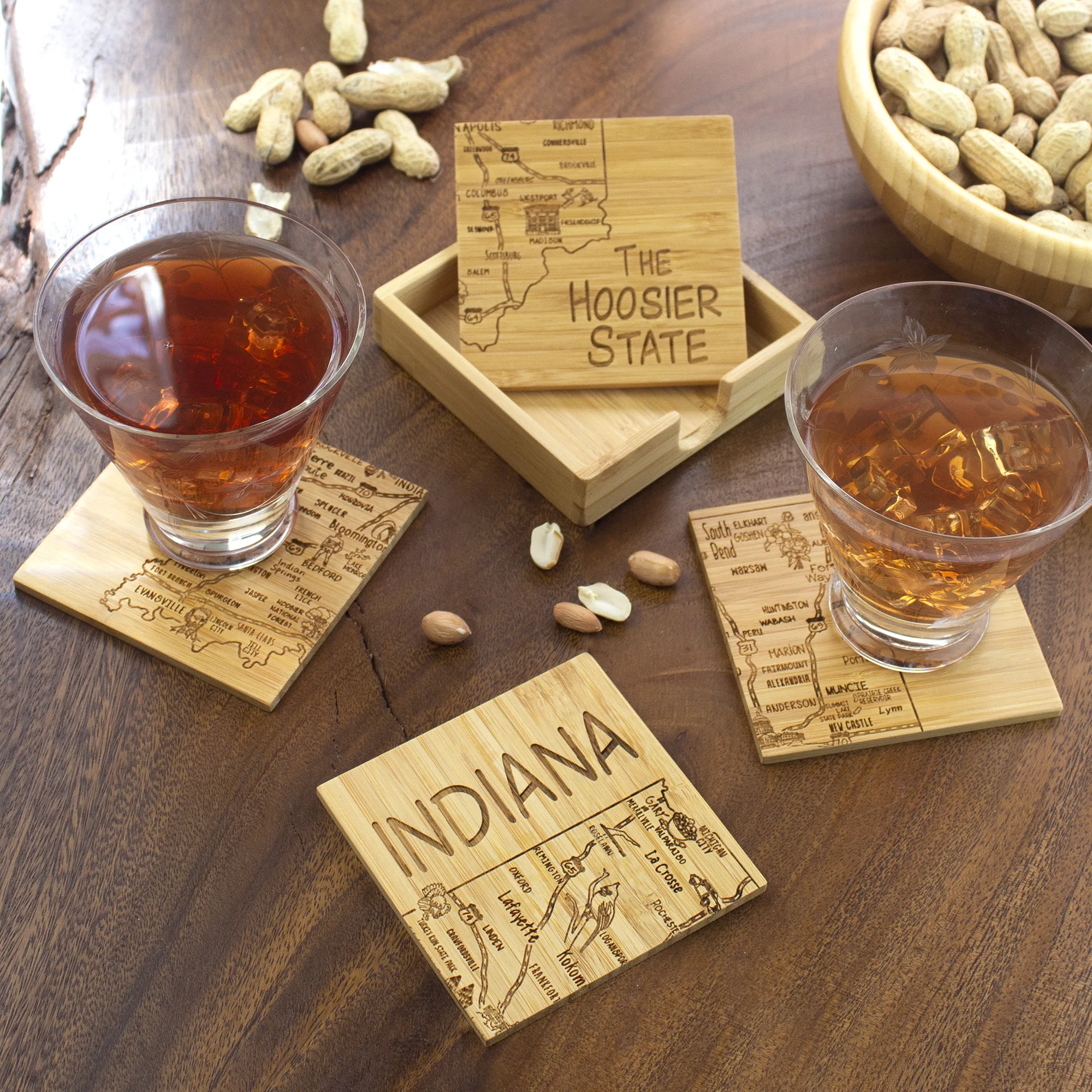 Indiana Puzzle Coaster Set view 2