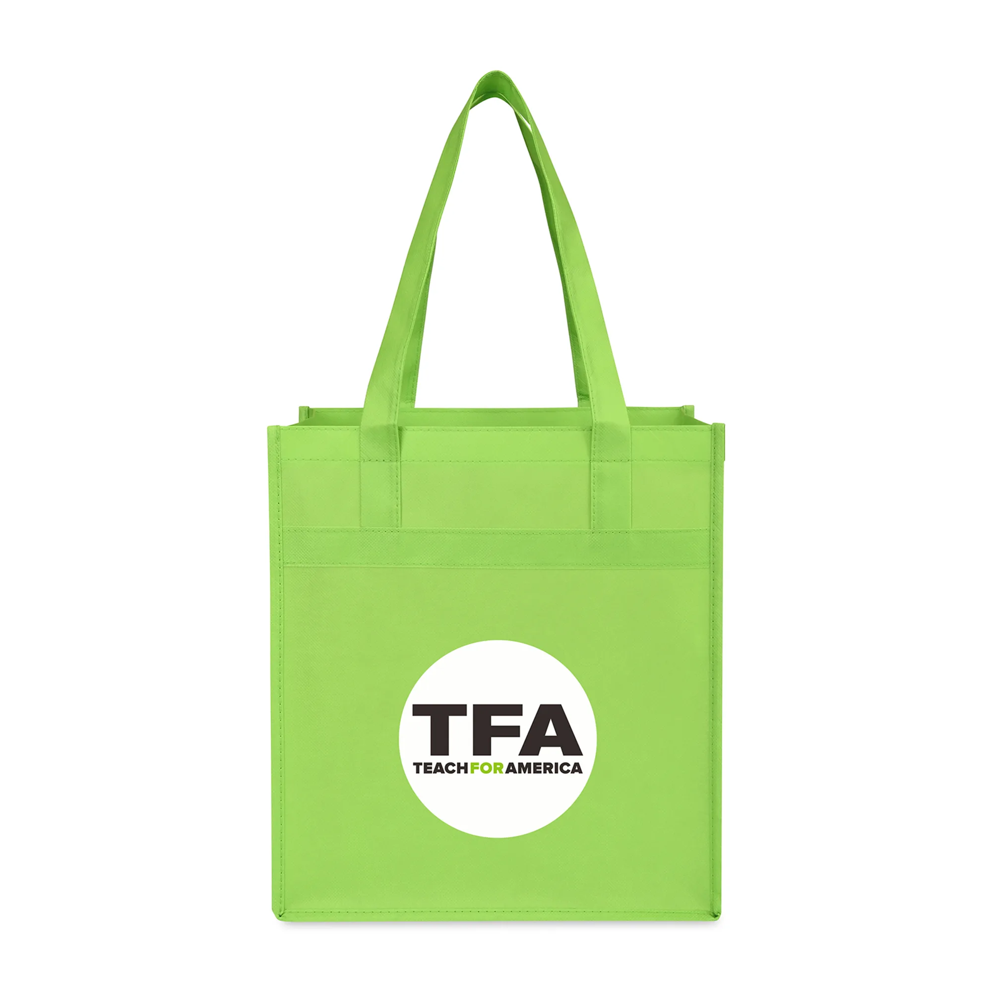 Arlo rPET Deluxe Shopper - Lime Green