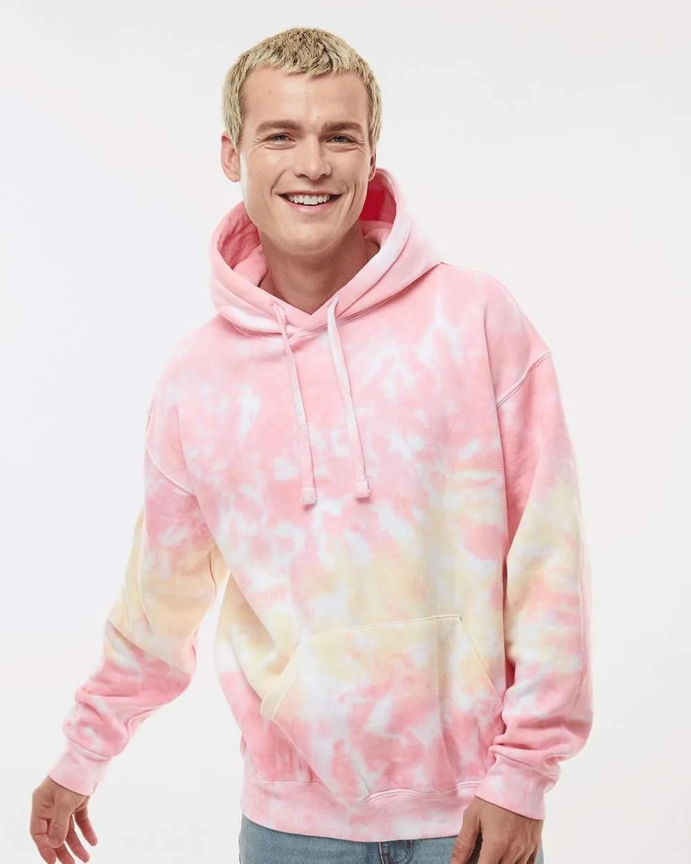 COLORTONE® Unisex Tie-Dyed Hooded Sweatshirt view 2