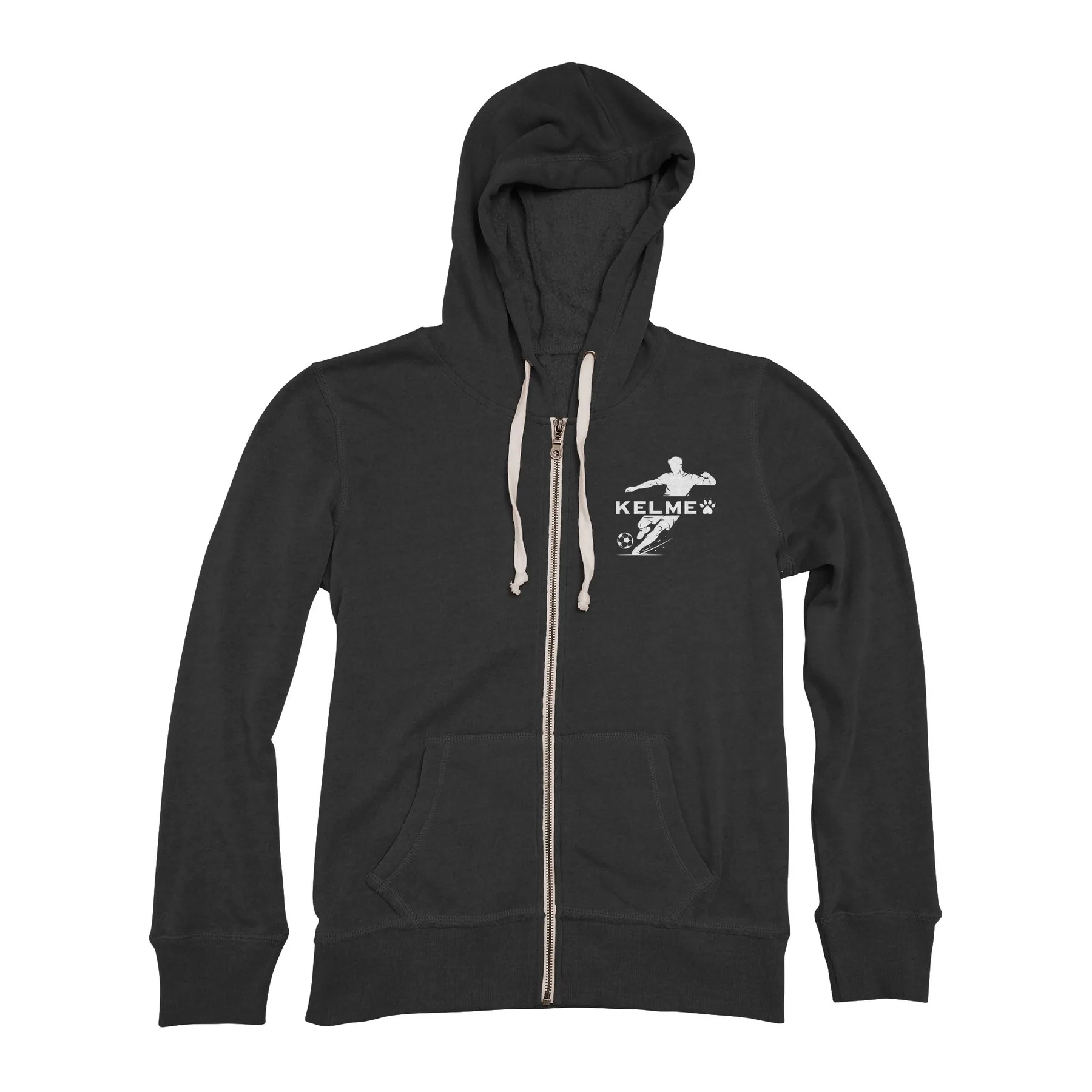 Soccer ACE Ladies' Super Soft Whisper Fleece Full Zip Hoodie view 4