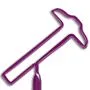 T Square Inkbend Standard, Bent Pen