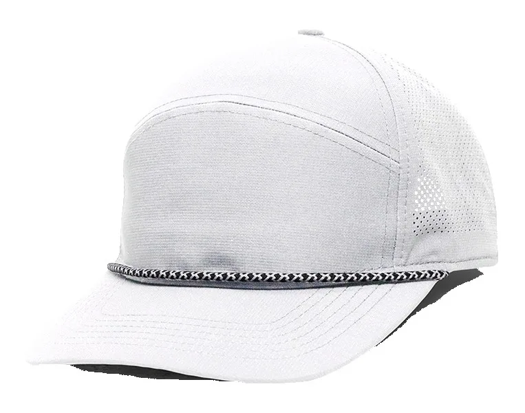 Split 6-Panel Cap with Performance Polyester view 5