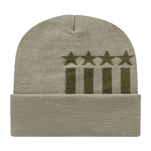 Stars & Stripes Knit Cap with Cuff view 3