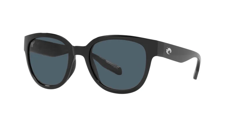 Costa Del Mar Salina Sunglasses - (Frame) Black; (Lens) Gray, 580P