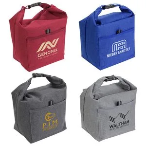 Bellevue Heathered Polyester Insulated Lunch Tote view 2