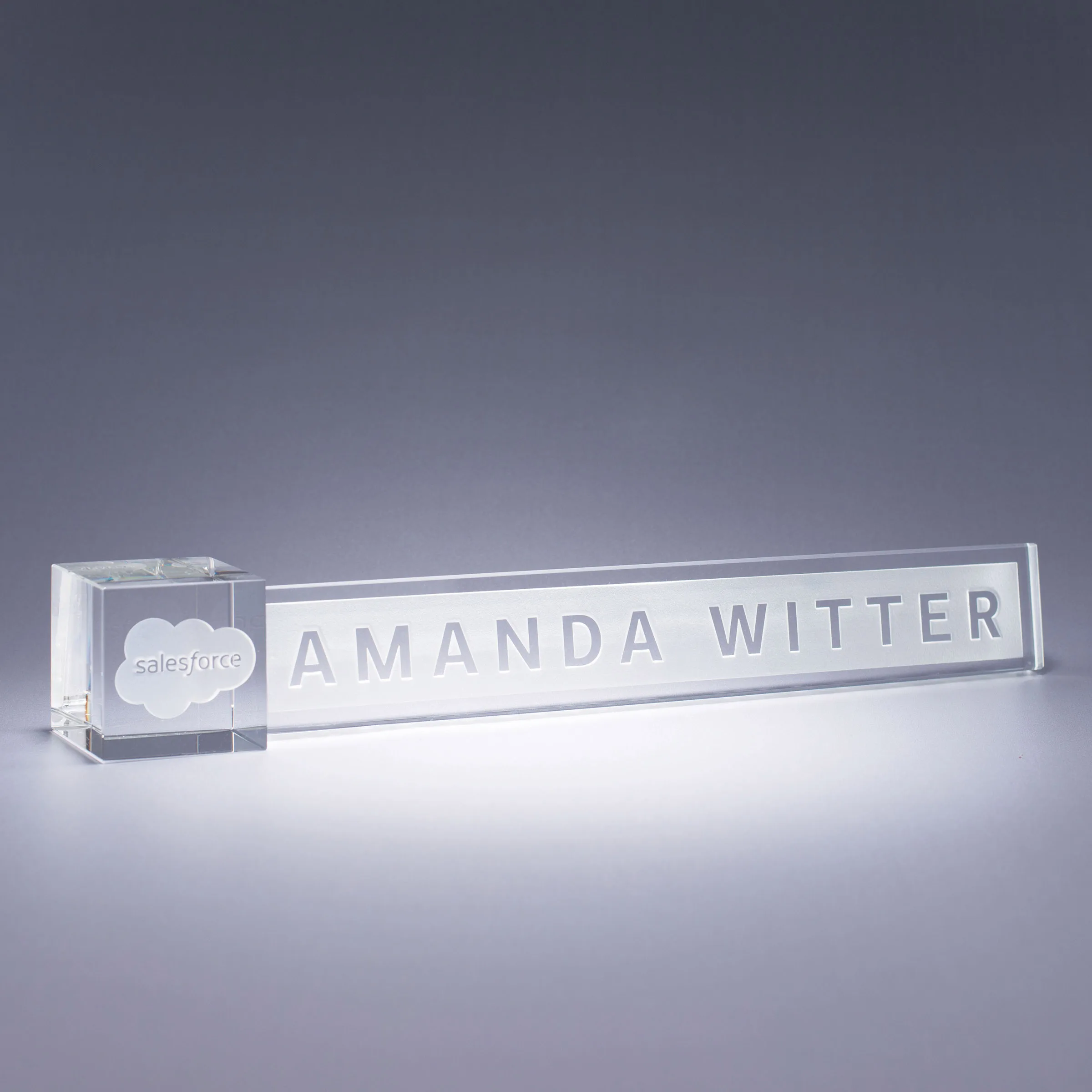 216C-Accent Nameplate Clear