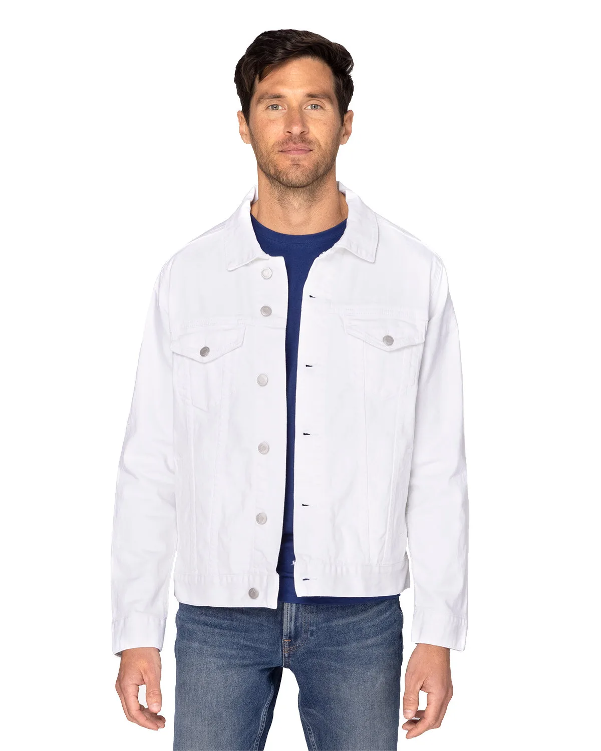 THREADFAST Unisex Denim Jacket view 4