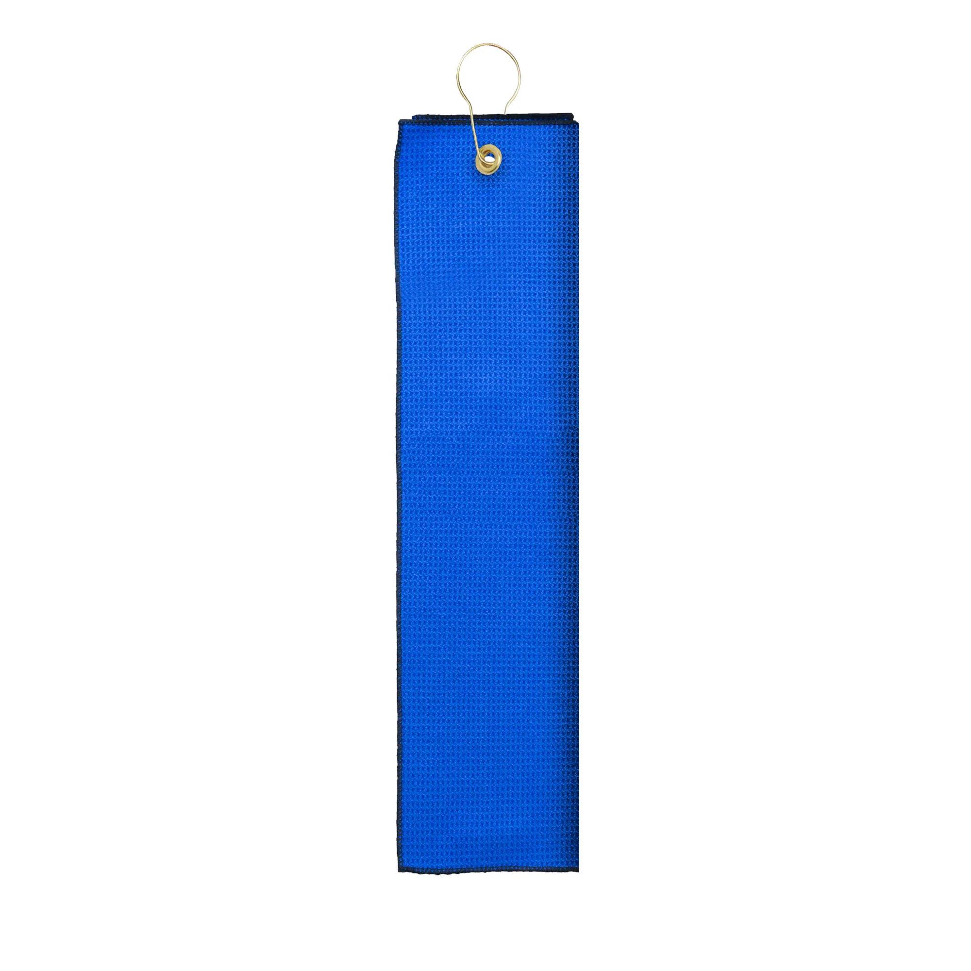 Microfiber Waffle Golf Towel with Tri-Fold Grommet (Embroidery) view 2