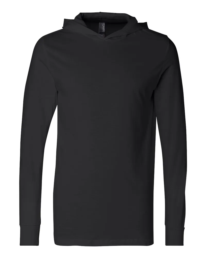 Bella+Canvas® Unisex Jersey Hooded Long Sleeve T-Shirt