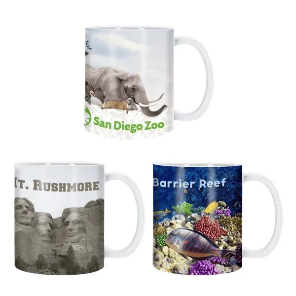 11oz Full Color Head-to-Toe Glossy Custom Photo Mug view 2