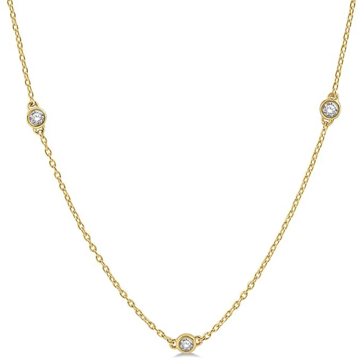 Jilco Inc Yellow Gold Diamonds By The Yard - 0.75 Twt