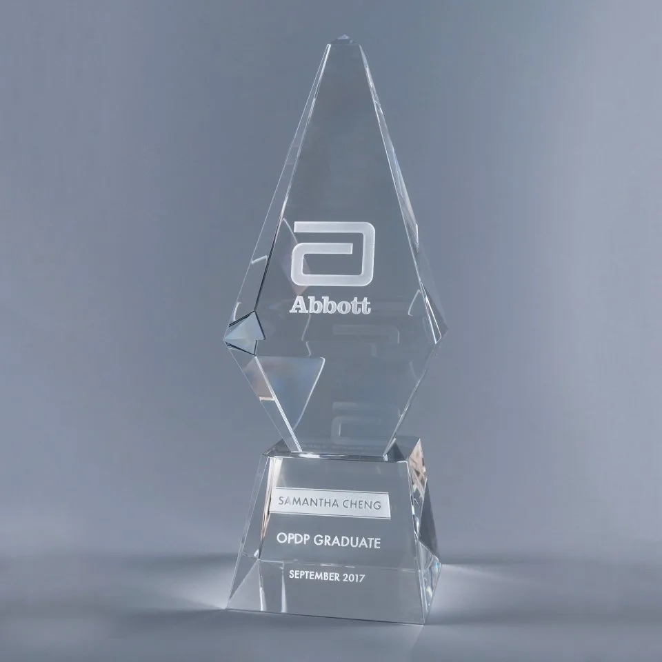 10" Homage Crystal Award
