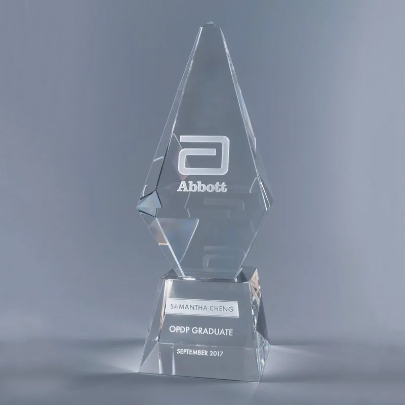 10" Homage Crystal Award
