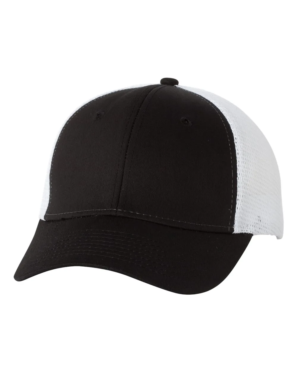 Valucap™ Mesh-Back Twill Trucker Cap view 4