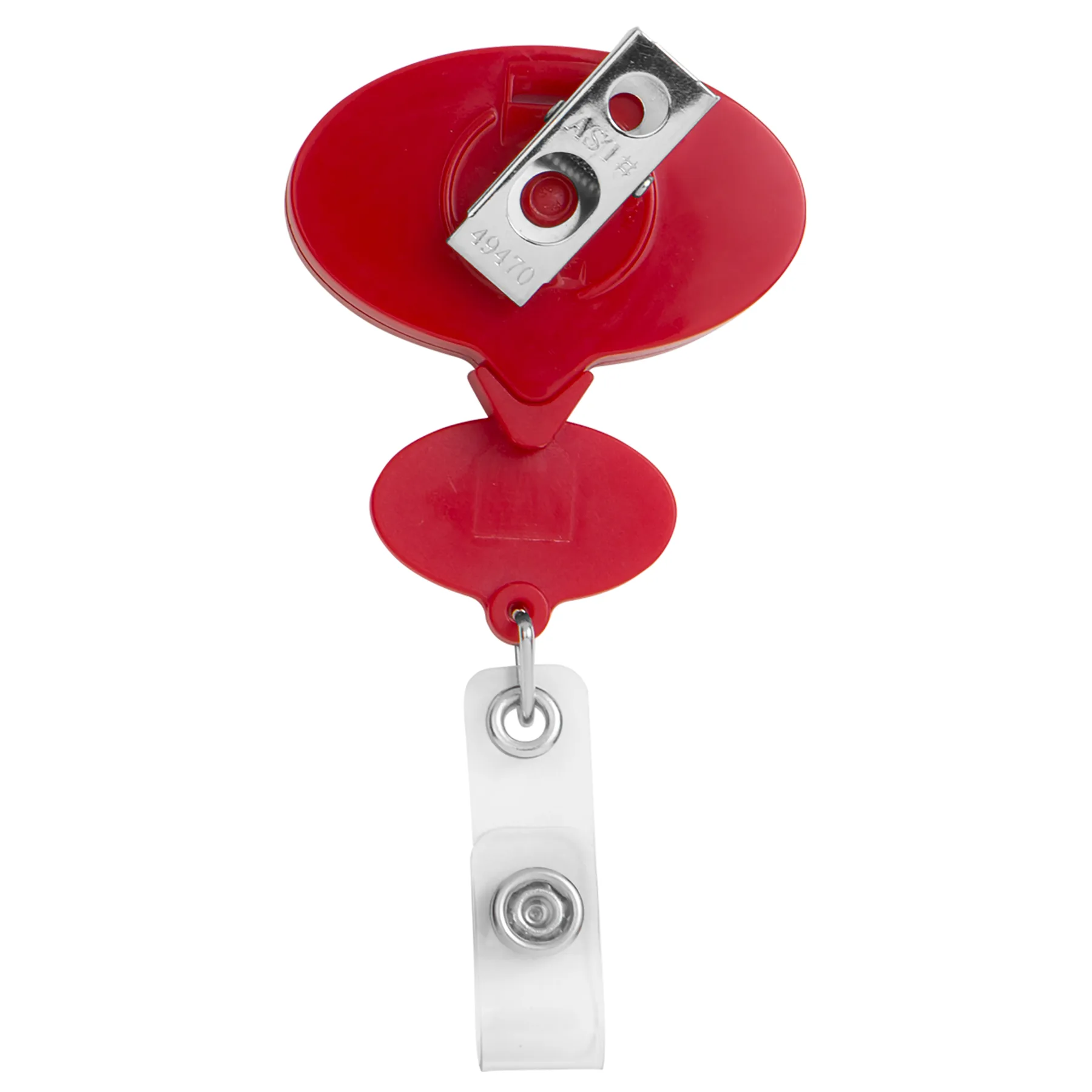 Double Up Oval Retractable Badge Reel view 3