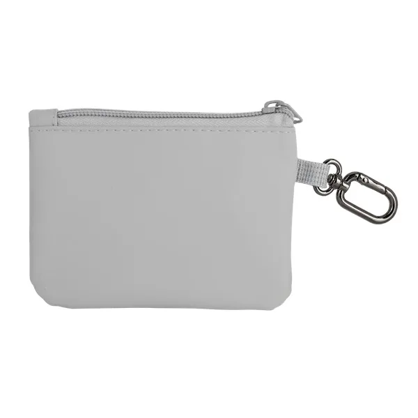 Benton Rectangle Recycled PU Zip Pouch view 3