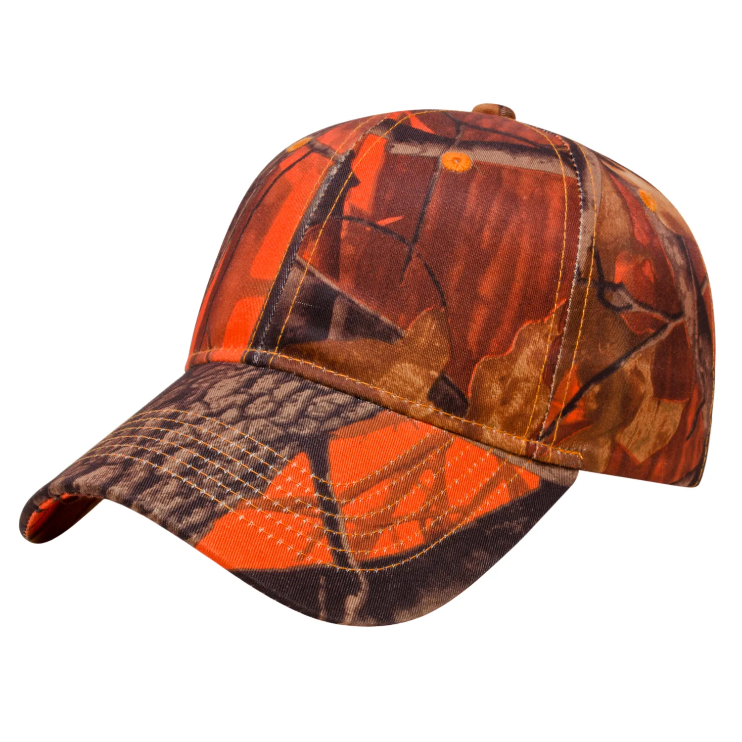 Orange Ridge Camo Cap view 2