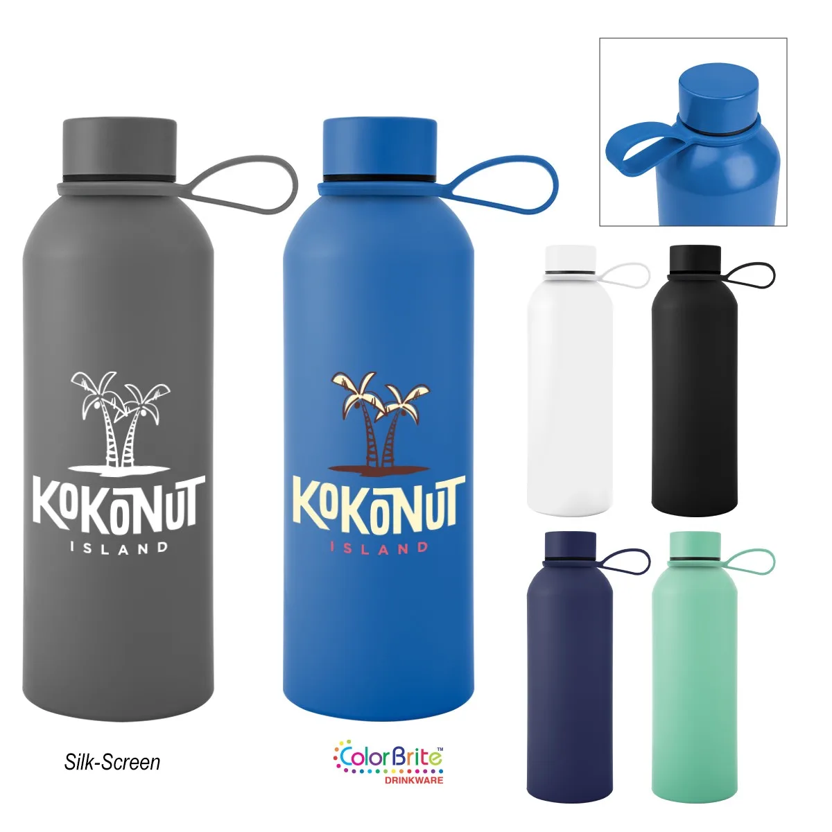 25 Oz. Blaire Recycled Aluminum Bottle view 2