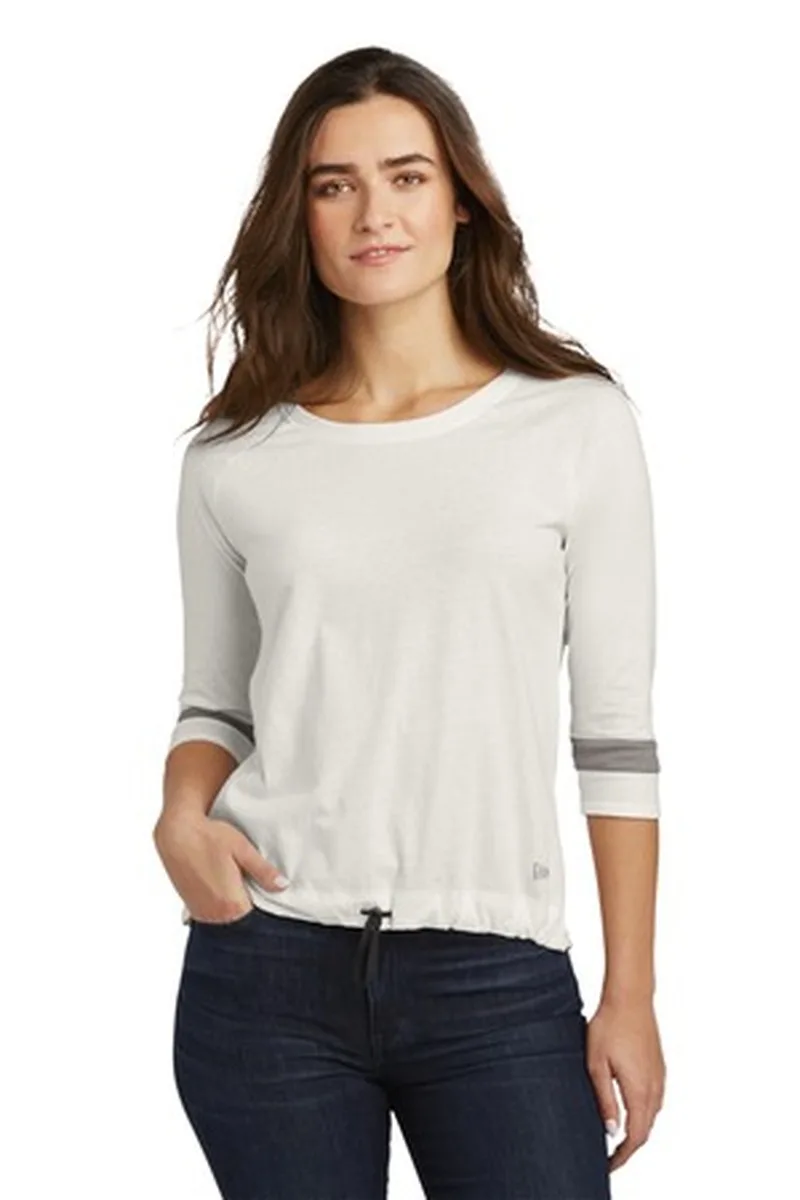 New Era ® Women's Tri-Blend 3/4-Sleeve Tee