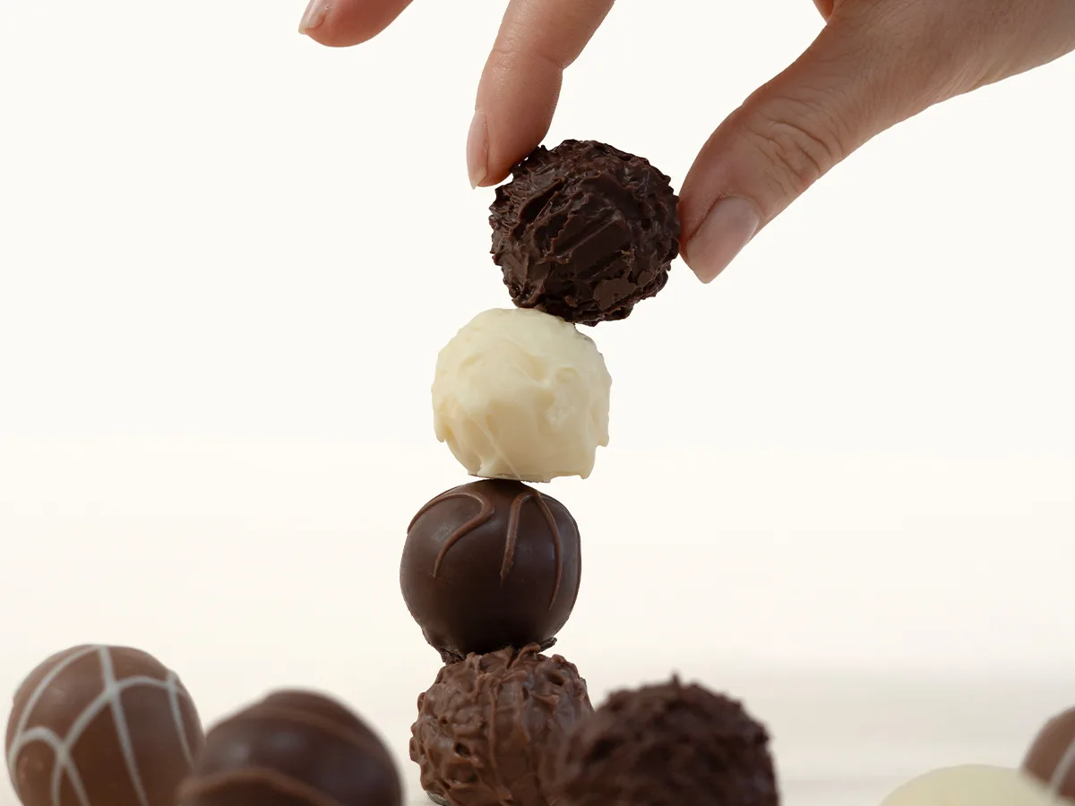 Deluxe Truffle Gift Box with Gourmet Lindt Truffles and Luxury Custom Packaging view 4