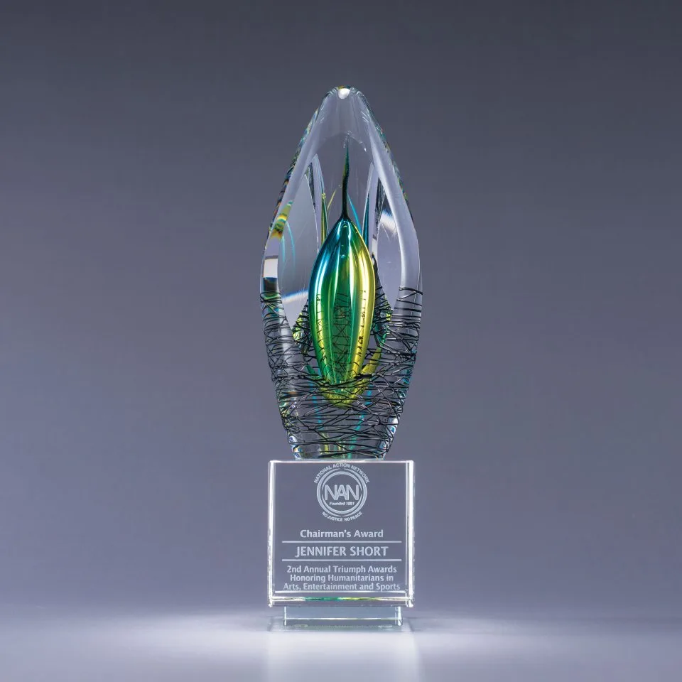 10" Elation Crystal Award
