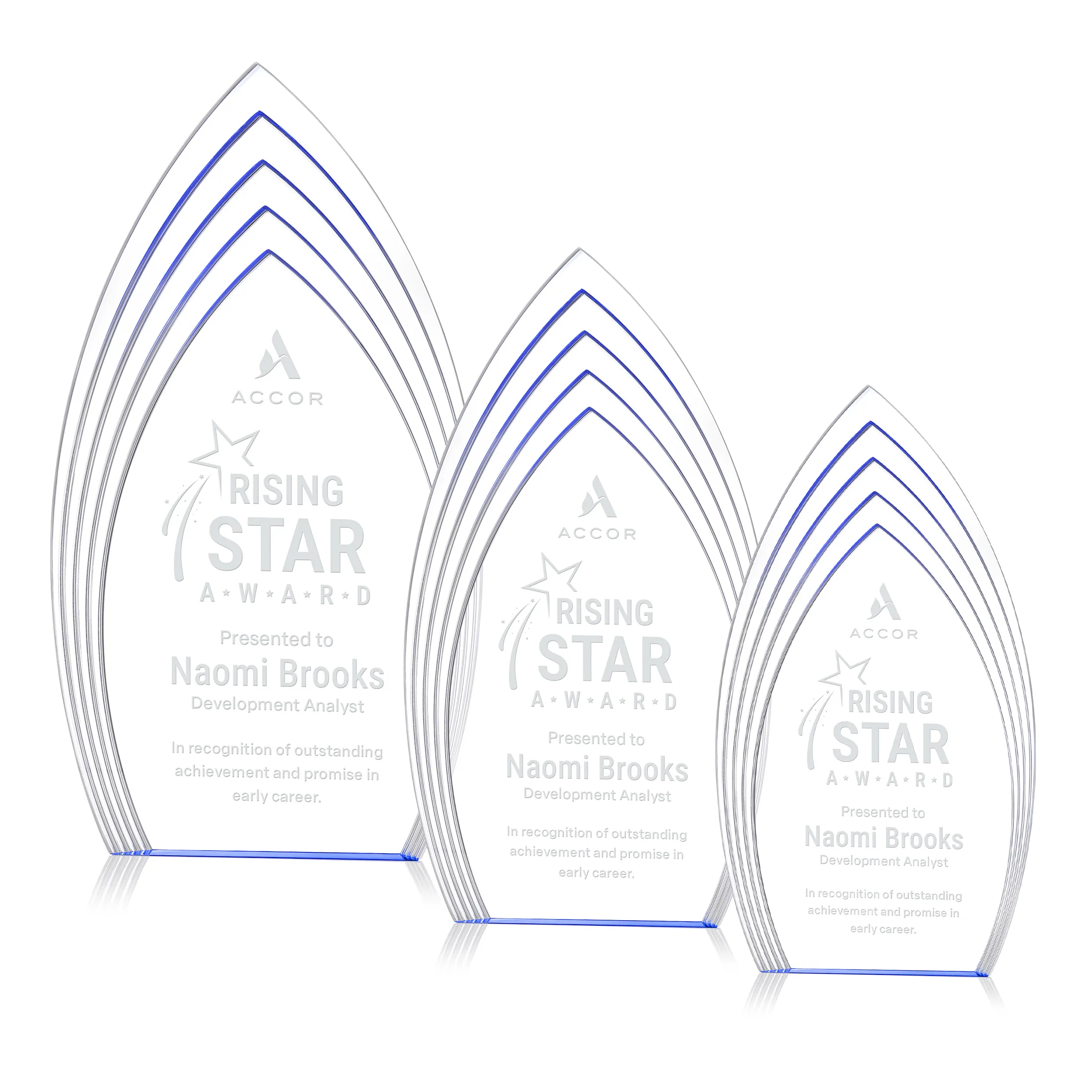 Laser Engraving, Blue