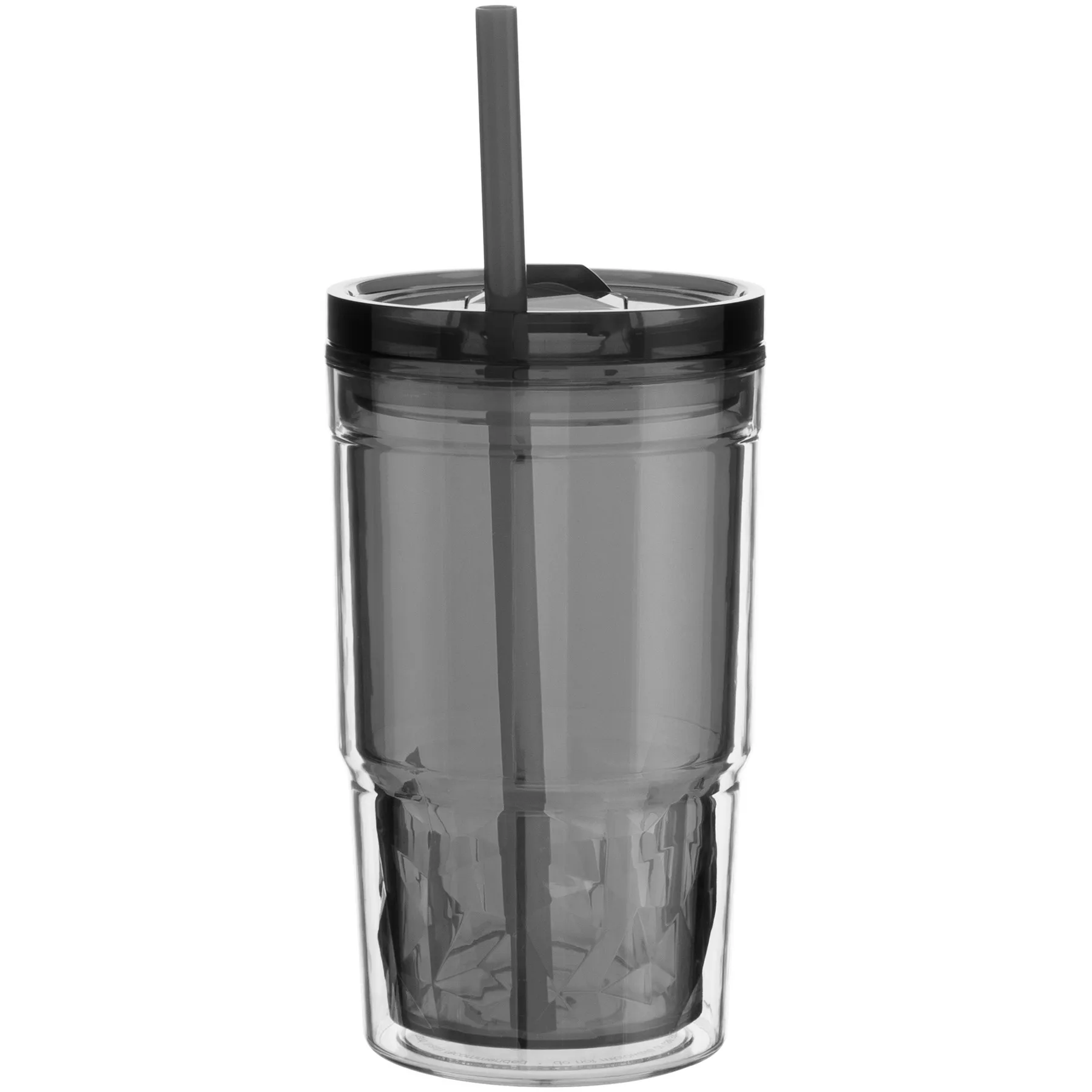 16 oz Clarity Travel Tumbler (Black) view 2