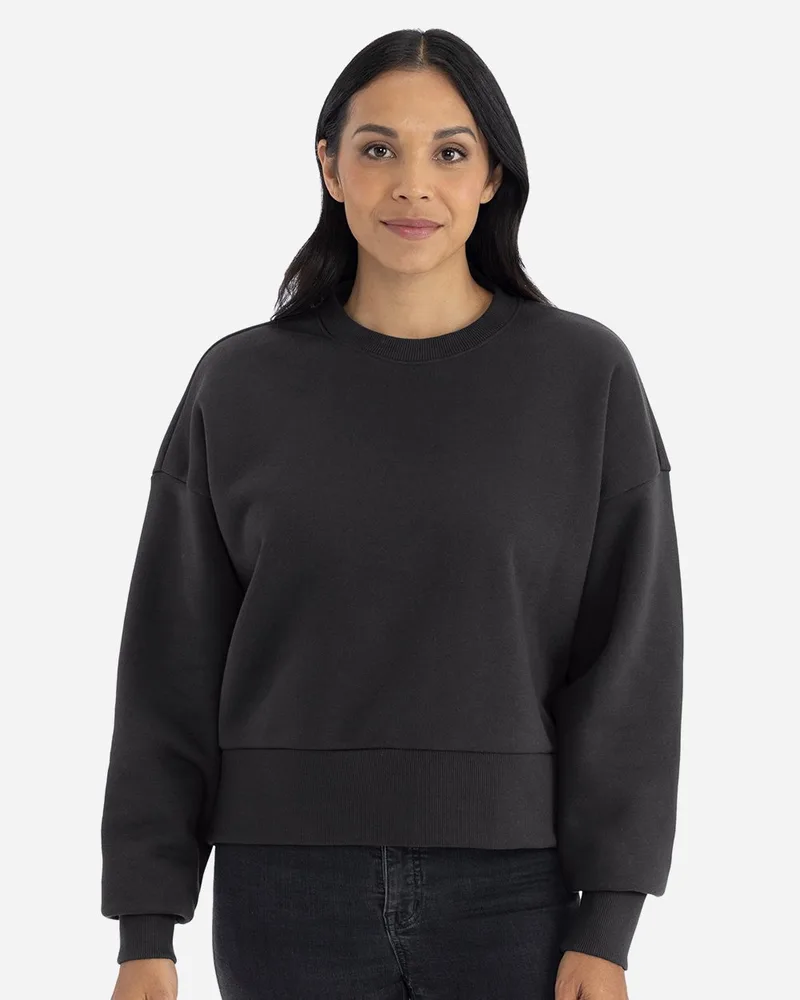 Next Level Apparel® Women's Heavyweight Crewneck Sweatshirt view 2