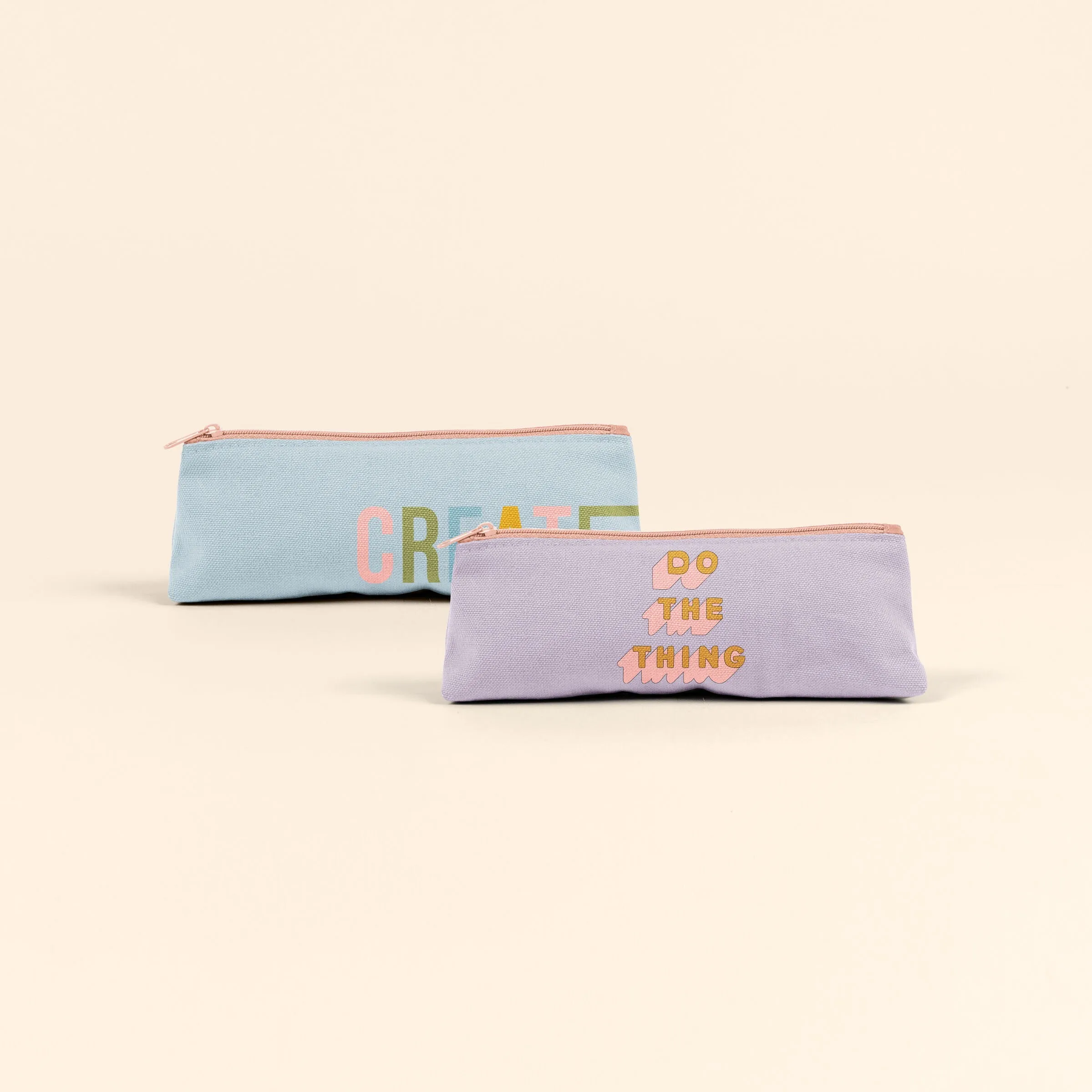 Fiddlesticks Medium Colored Canvas Pouch