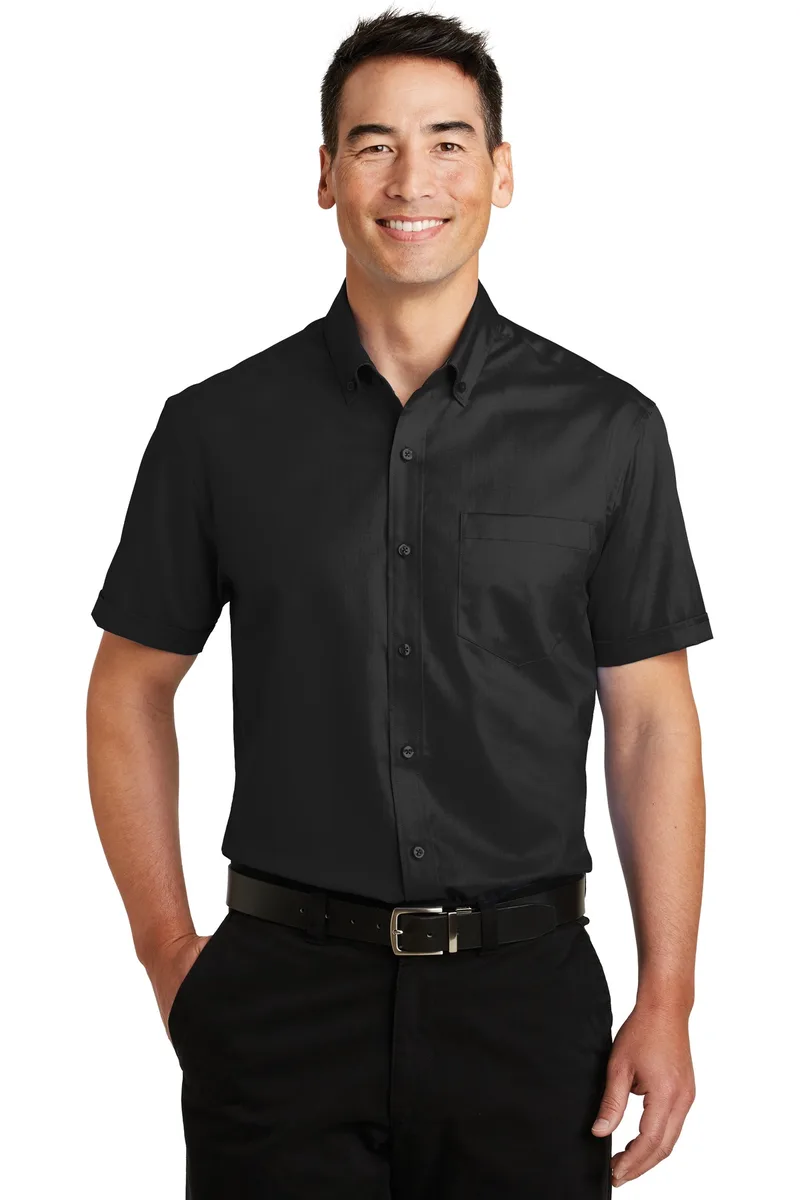 Port Authority® Short Sleeve SuperPro™ Twill Shirt.