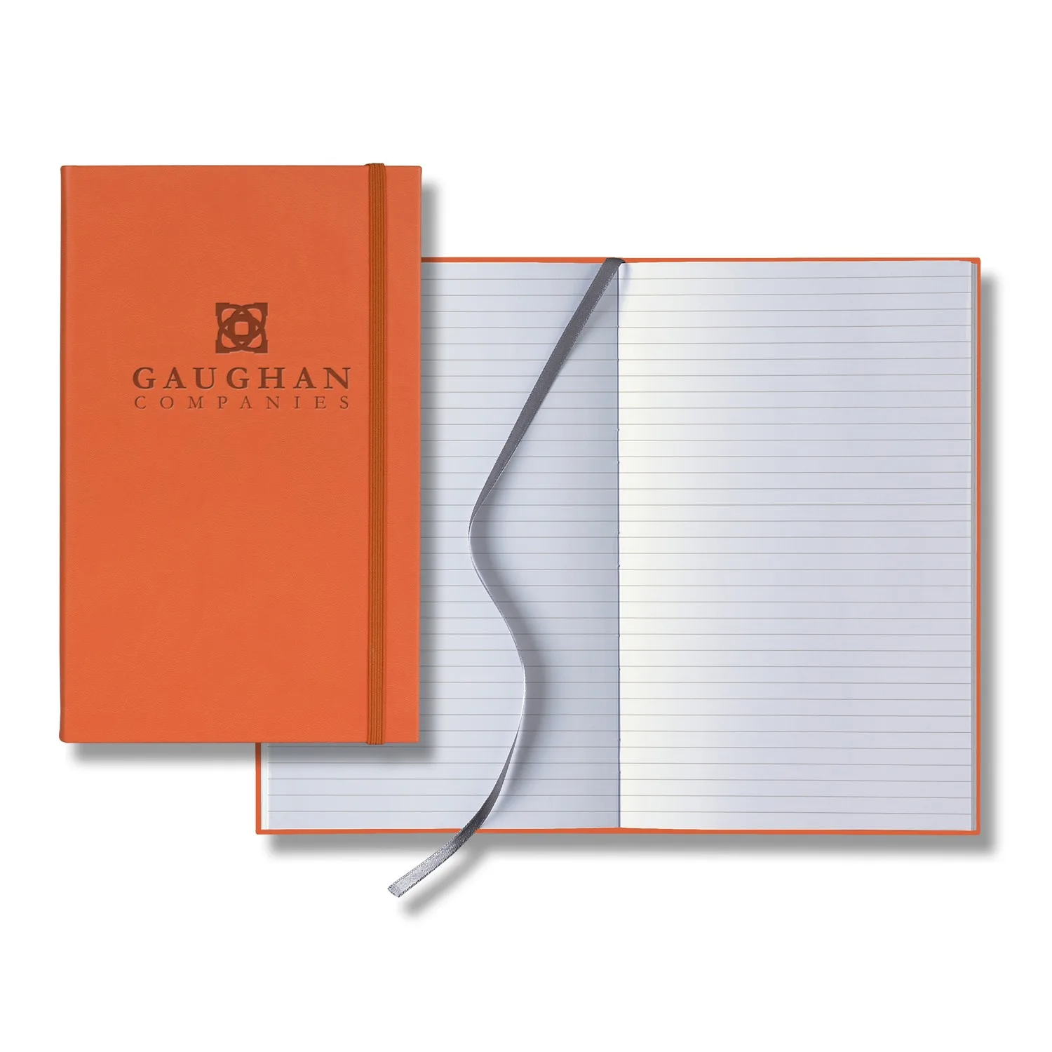 Castelli Tucson Banded Medio Lined White Page Journal view 3