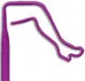 Leg With High Heel Inkbend Standard, Bent Pen