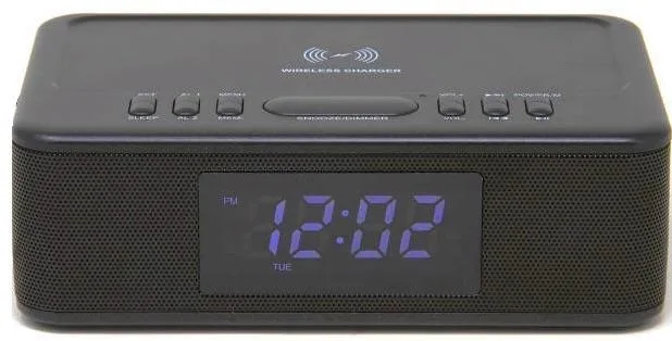 Kaito Emergency Radios & Wireless Mics Voyager Home Bluetooth Dual Alarm Clock/Radio