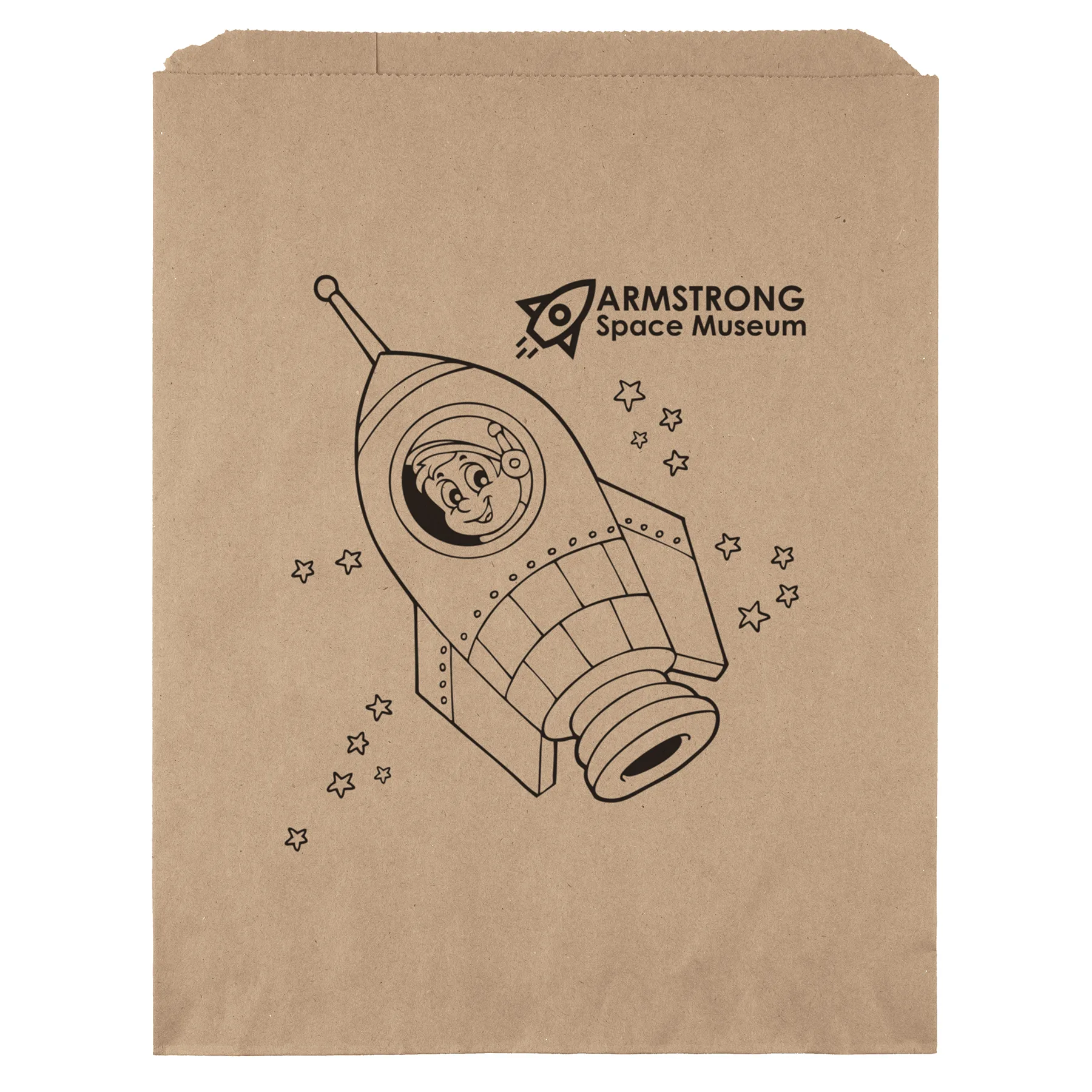 Merchandise Bag - Flexo Ink Print (12" x 15")