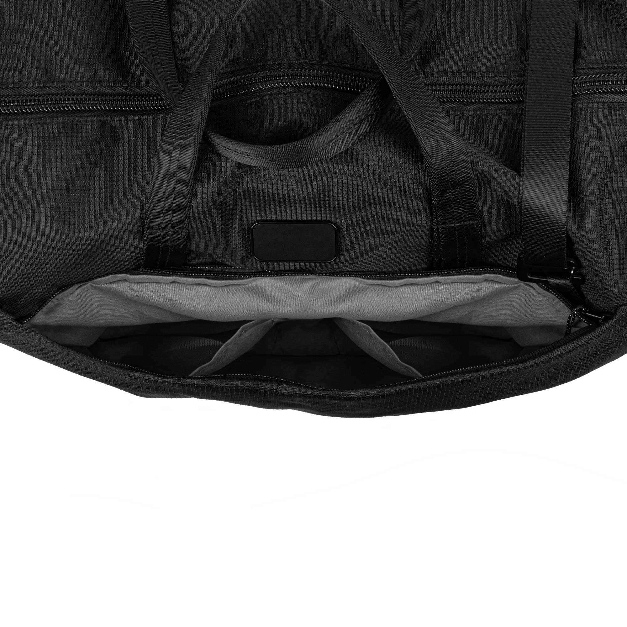 Black Blank Top View Close Up