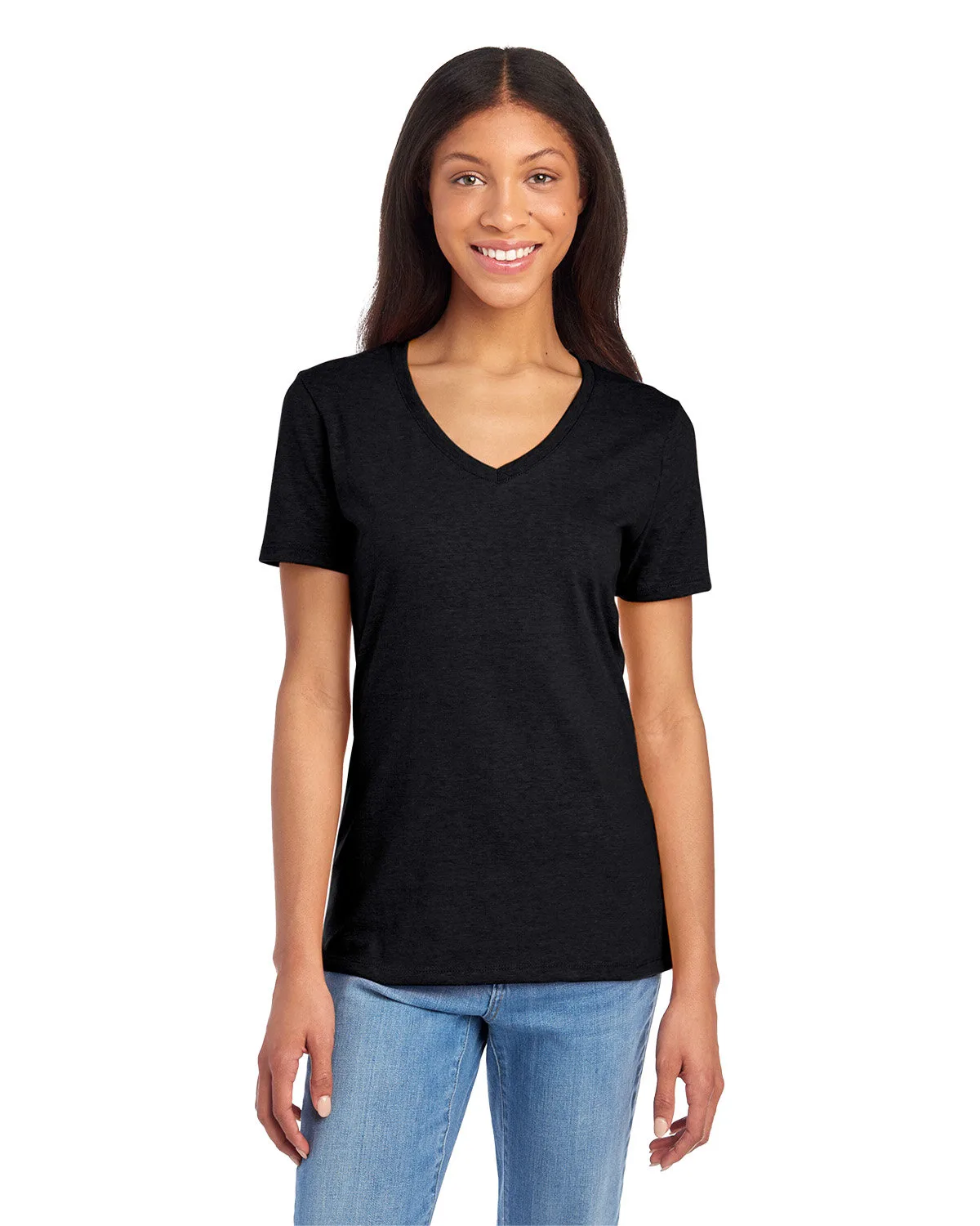 Jerzees Ladies' Premium Blend V-Neck T-Shirt