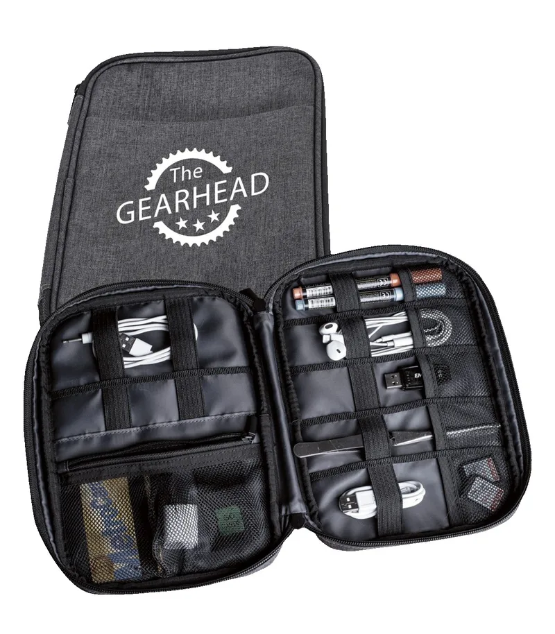 Zippered Tech Organizer Carrying Case