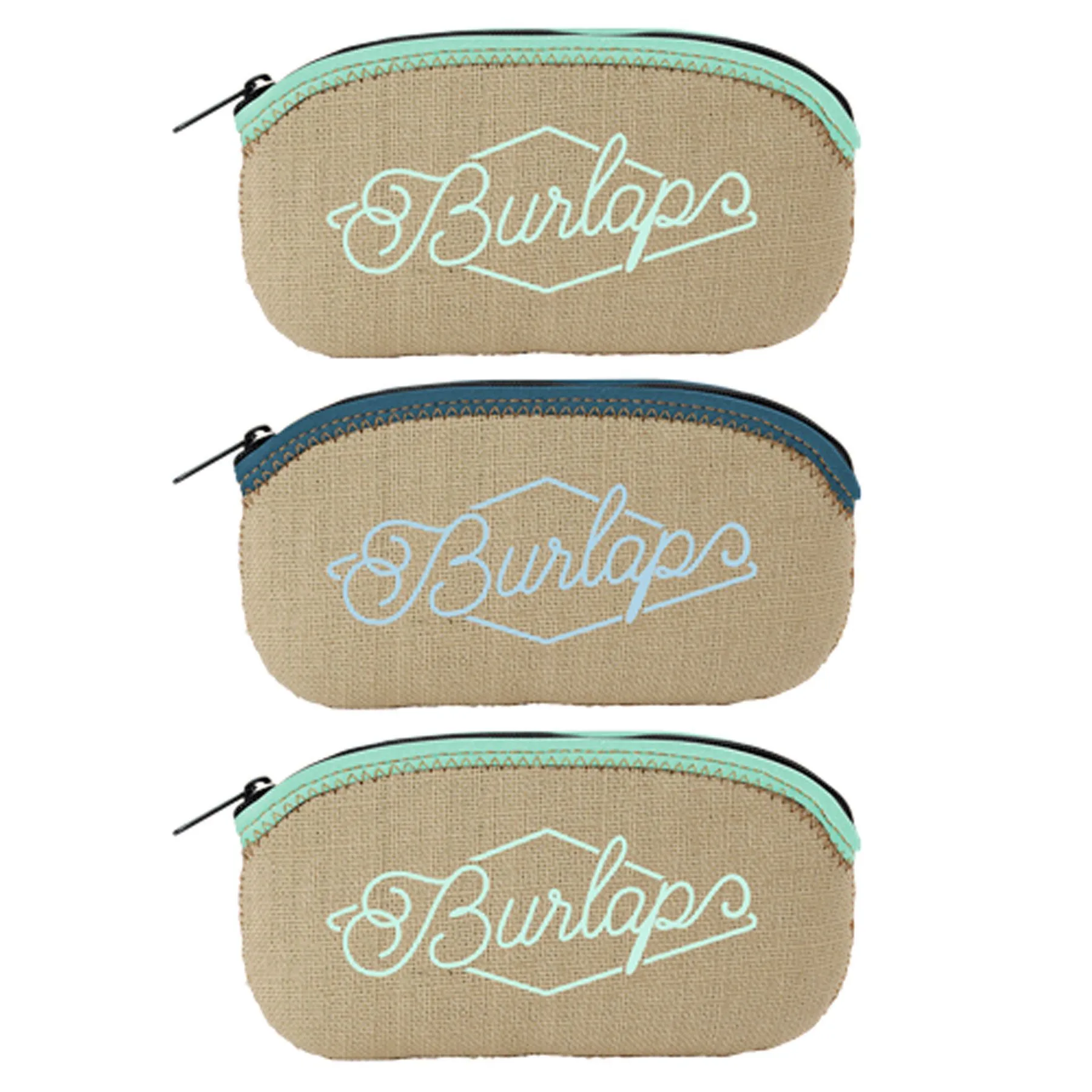 L.E.N.S. Large Eyewear Burlap Neoprene Storage