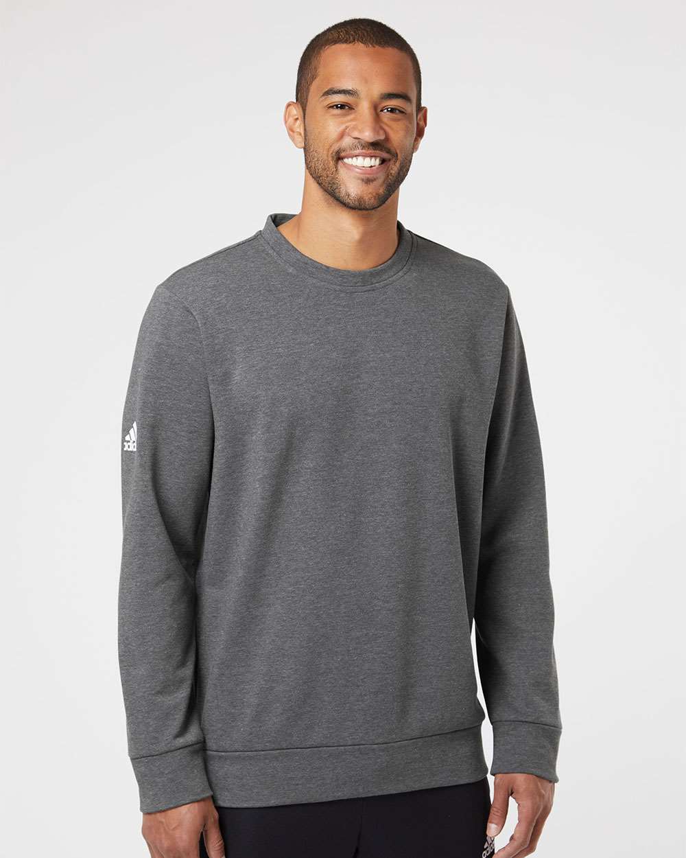 Adidas® Fleece Crewneck Sweatshirt view 2