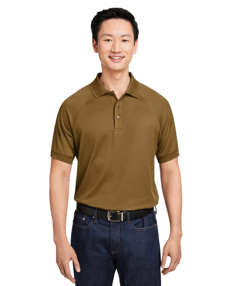 Harriton Men's Charge Snag and Soil Protect Polo Shirt view 2
