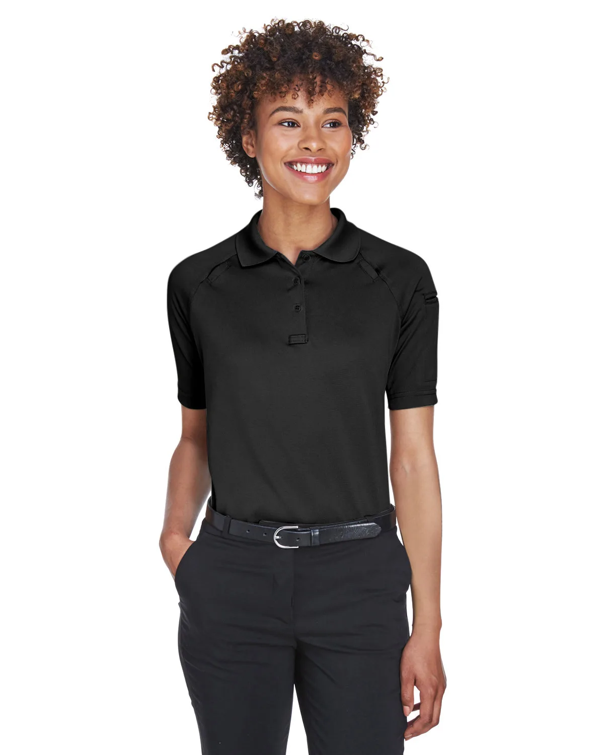 Harriton Women's Advantage Tactical Short Sleeve Polo Shirt