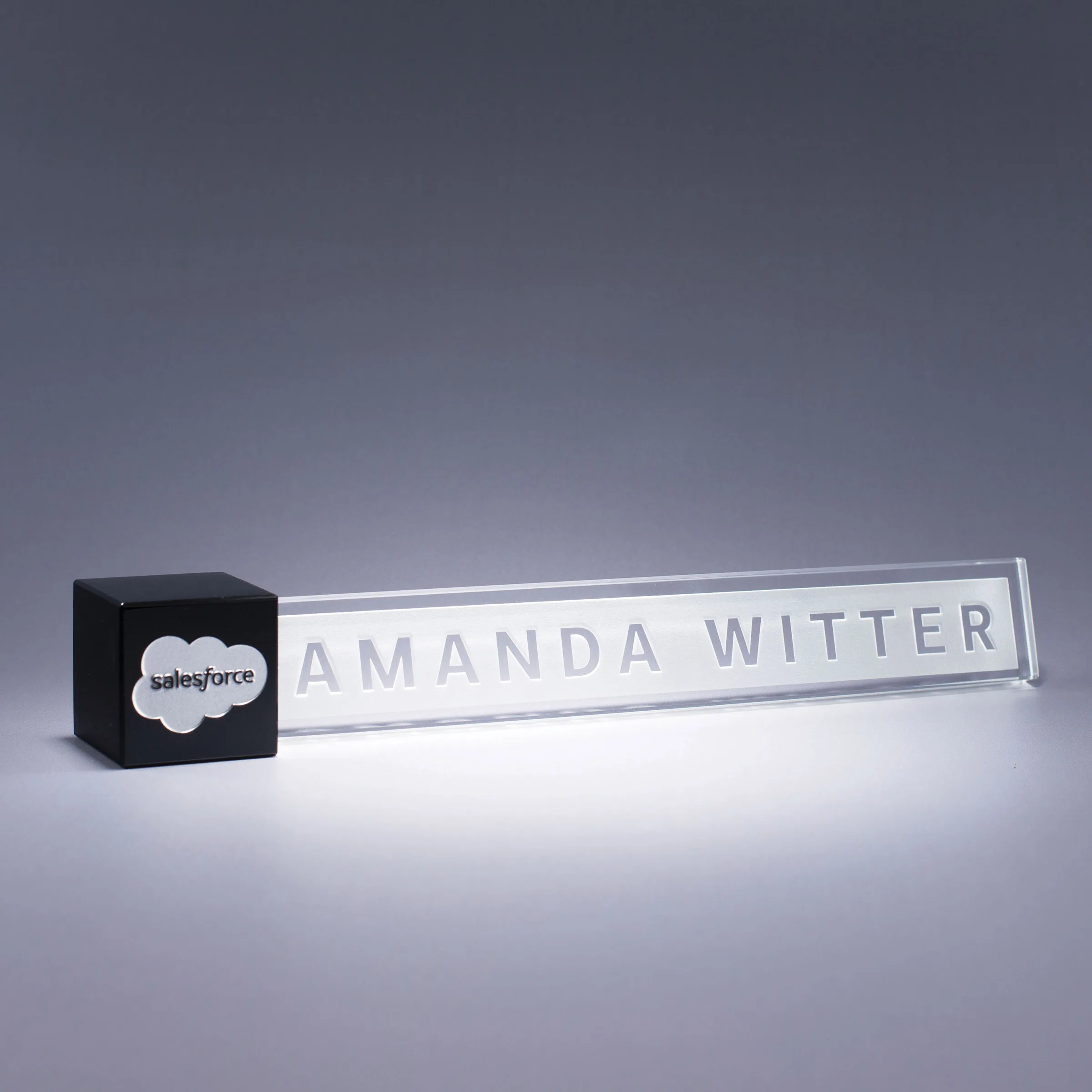 216K Accent Nameplate Black