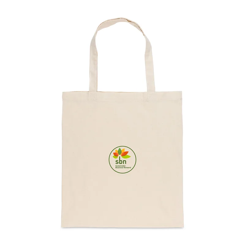 Impact AWARE™ Recycled Cotton Tote w/Bottom 145g - Off White