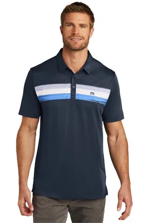 TravisMathew Cabana Chest Stripe Polo. view 3