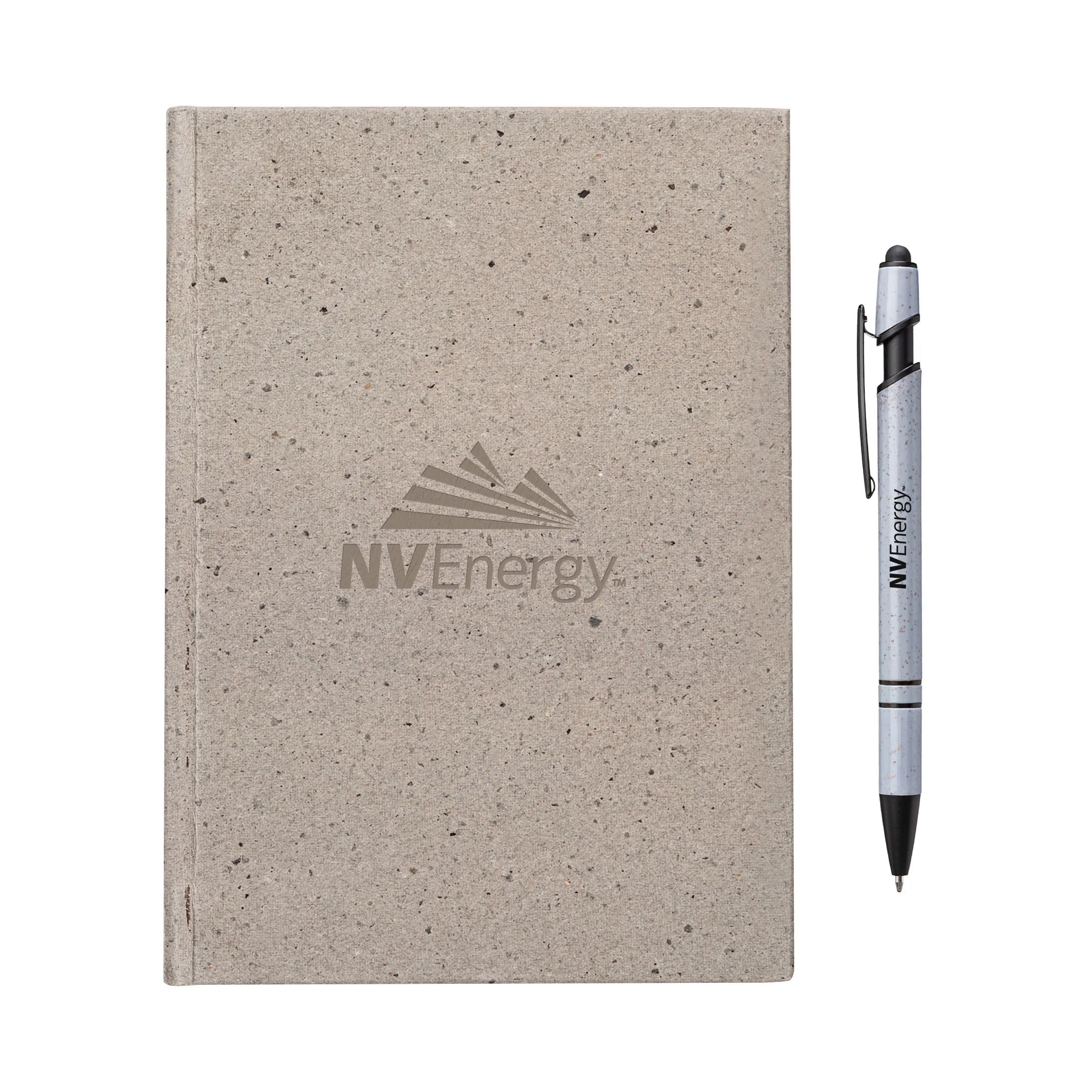 Journal & Austen Pen, Grey/Grey